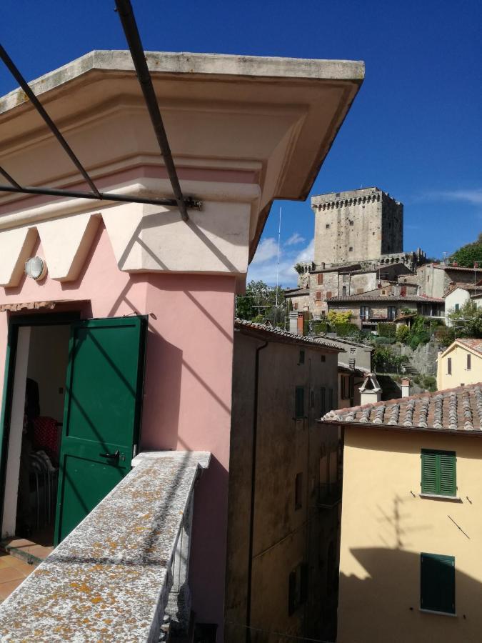 Mansarda Con Solarium Panoramico Su Centro Storico Di Sarteano Vicino Alle Famose Terme Della Val D'Orcia Extérieur photo
