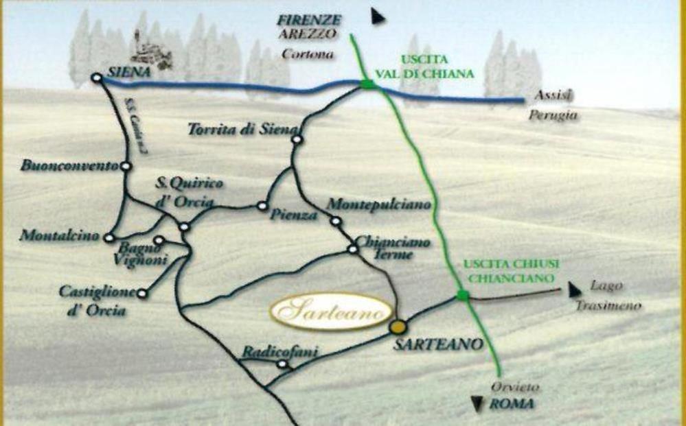 Mansarda Con Solarium Panoramico Su Centro Storico Di Sarteano Vicino Alle Famose Terme Della Val D'Orcia Extérieur photo